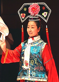 Modenschau auf der Yangtze Kreuzfahrt