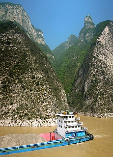 Blasebalgschlucht auf der Yangtze Kreuzfahrt (September)