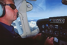 Flug von Wanaka zum Milford Sound