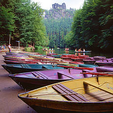 Amselsee mit Lokomotive (November)