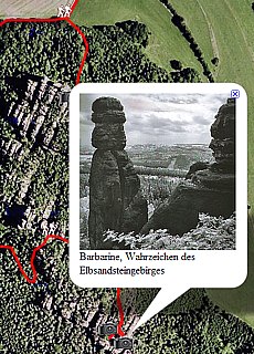 GPS-Track Wanderung Pfaffenstein (3 km)