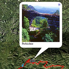 GPS-Track Wanderung Prebischtor (19,2 km)