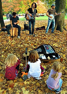 Musikanten im Englischen Garten (November)