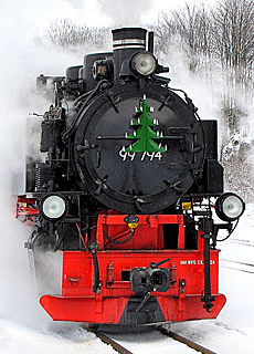 Dampfeisenbahn Nostalgie am Fichtelberg (Dezember)