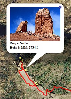GPS-Track Wanderung auf den Roque Nublo (3 km)