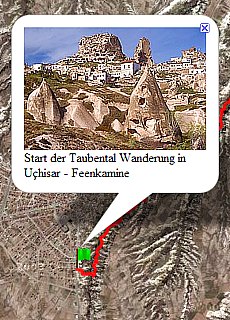 GPS-Track der Streckenwanderung durchs Taubental (5.8 km)