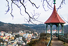 Aussichtspavillon Petra in Karlsbad