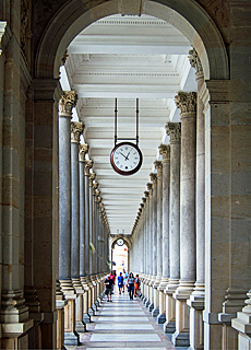 Mhlbrunnen Kolonnade im Zentrum von Karlsbad