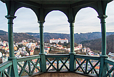 Aussichtspavillon Petra in Karlsbad