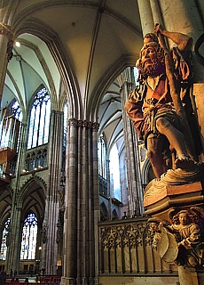 Gotische Architektur im Kölner Dom