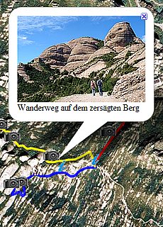 GPS-Track Pilgerberg Montserrat (4,4 km)