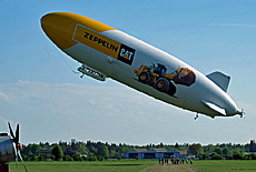 Steiler Zeppelin Start