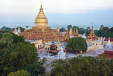Shwezigon Pagode in Bagan (Juni)