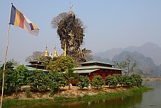 Kloster Kyauk Ka Lat bei Hpa-an (Juli)