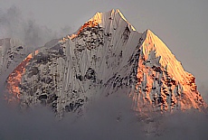 Sonnenaufgang auf dem Mendaphu Hill (September)