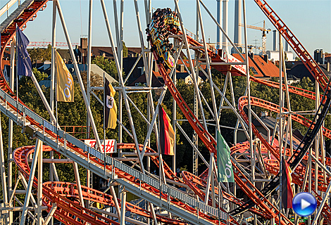 Gopro Video 5fach Looping auf dem Oktoberfest