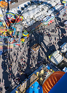 Schatten vom Riesenrad