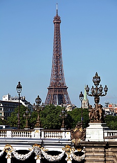 Eifelturm vom Place de la Concorde