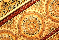 Mosaiken im Riad Hotel Mozart