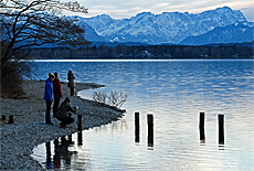 Starnberger See mit Zugspitze