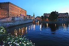 Königspalast in Stockholm Skeppsholmen