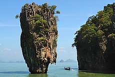 James Bond Felsen im Phang Nga Marine National Park (April)