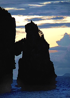 Sonnenuntergang auf Ko Phi Phi (Dezember)