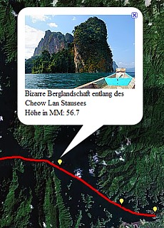 GPS-Track von der Cheow Lan Longtailboot Tour (28,6 km)