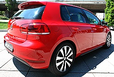 VW Golf GTD mit LED Rcklichtern