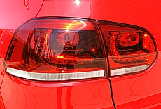 VW Golf GTD mit LED Rcklichtern