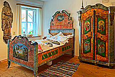 Bauernschlafzimmer in Wessobrunn