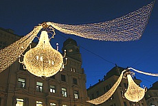 Weihnachtsbeleuchtung am Graben in Wien